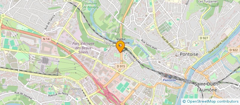 localisation de l'entreprise INDIVISION KENMEGNI CECILE ET KENMEGNI MICHELE  PONTOISE