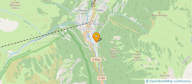 localisation de l'entreprise INDIVISION KEOGH  CAUTERETS