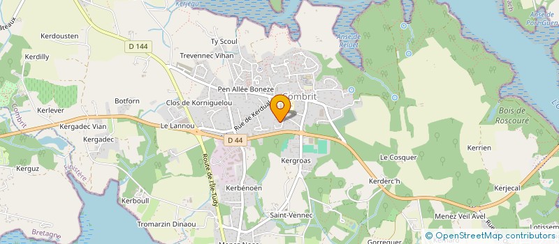 localisation de l'entreprise INDIVISION KERAVEL GULLY  COMBRIT