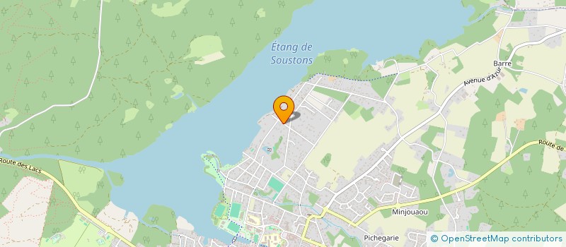 localisation de l'entreprise INDIVISION KERBIRIOU VALERIE & LIS HERVE  SOUSTONS