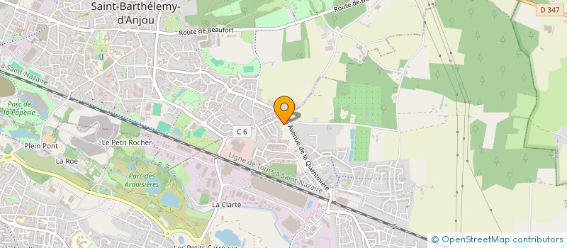 localisation de l'entreprise INDIVISION KERN WILLEMIN à TRELAZE