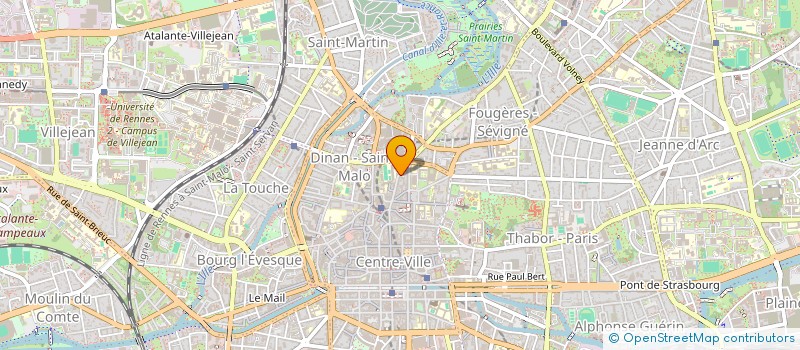 localisation de l'entreprise INDIVISION KERPHIRIQUE GAREL  RENNES