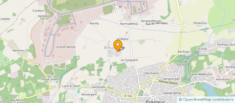 localisation de l'entreprise INDIVISION KERVAREC à PLOEMEUR