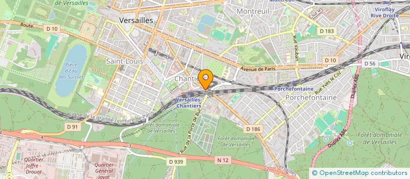 localisation de l'entreprise INDIVISION KERVOERN - DASTREVIGNE à VERSAILLES