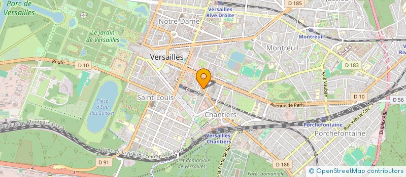 localisation de l'entreprise INDIVISION KERVOERN - PINCHON à VERSAILLES