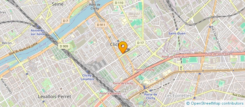 localisation de l'entreprise INDIVISION KEUTZ à CLICHY