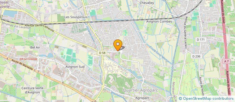 localisation de l'entreprise INDIVISION KEVIN DEMELIN DORIS LENADIER  AVIGNON