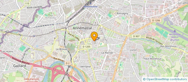 localisation de l'entreprise INDIVISION KEVIN LISA  ANNEMASSE