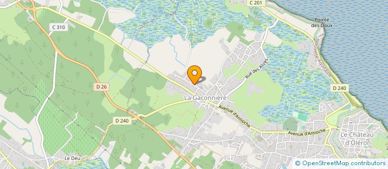 localisation de l'entreprise INDIVISION KEVIN SARDIN KAREN ROSELLE  LE CHATEAU-D'OLERON