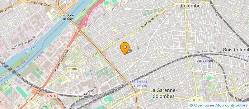 localisation de l'entreprise INDIVISION KHALEF à COLOMBES