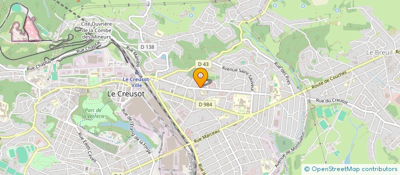 localisation de l'entreprise INDIVISION KHARABA  LE CREUSOT