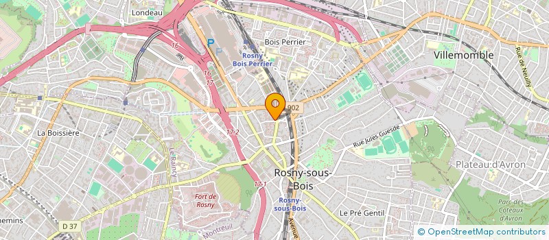 localisation de l'entreprise INDIVISION KHEMACI AIT AOUDIA  ROSNY-SOUS-BOIS