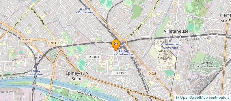 localisation de l'entreprise INDIVISION KHENACGE IDINARENE à EPINAY-SUR-SEINE