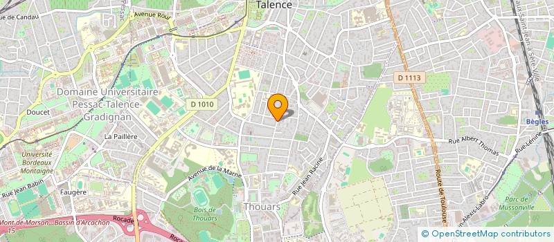 localisation de l'entreprise INDIVISION KHIYATI  TALENCE