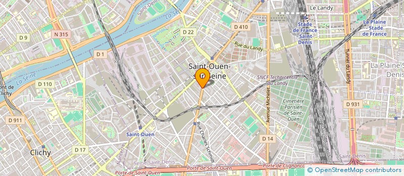 localisation de l'entreprise INDIVISION KHODR LAMARCHE  SAINT-OUEN-SUR-SEINE