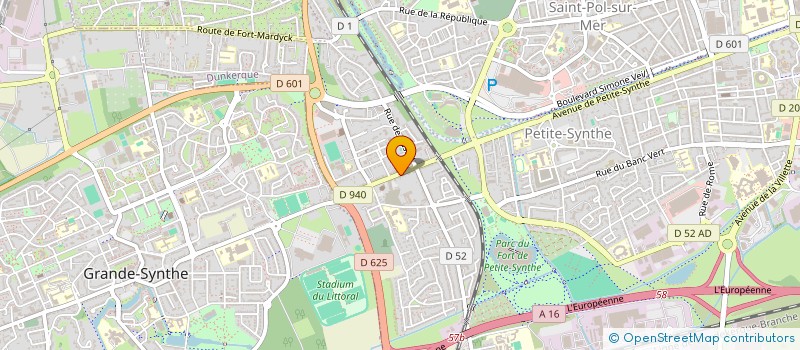 localisation de l'entreprise INDIVISION KIECKEN RAYMONDE à DUNKERQUE