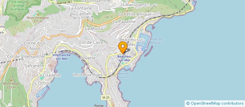 localisation de l'entreprise INDIVISION KIEFER ALFRED à BEAULIEU-SUR-MER
