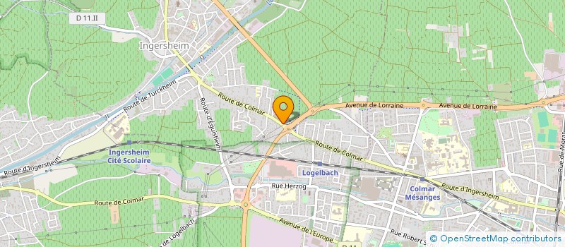 localisation de l'entreprise INDIVISION  KIEFFER CHRISTOPHE ET JEAN MICHEL  INGERSHEIM