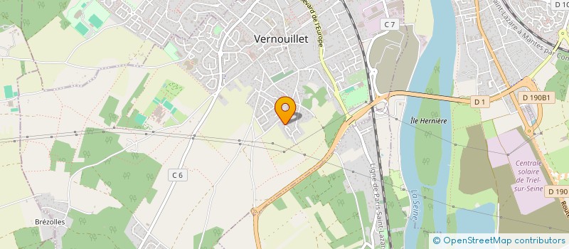 localisation de l'entreprise INDIVISION KIEFFER DEBBAH à VERNOUILLET
