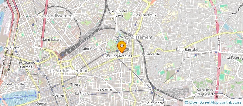 localisation de l'entreprise INDIVISION KIEFFER MARTIN ET DIAZ CHLOE  MARSEILLE