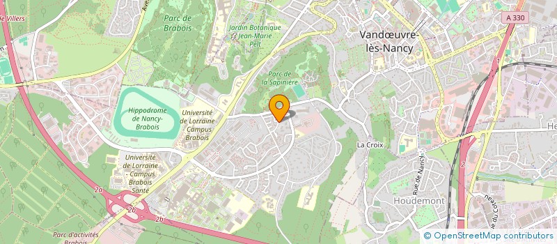 localisation de l'entreprise INDIVISION KIESGEN DE RICHTER GAUDEL  VANDUVRE-LES-NANCY