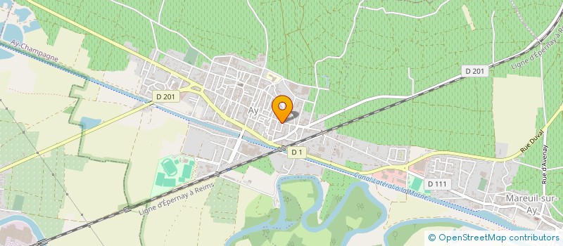 localisation de l'entreprise INDIVISION KINASZ MAZINGUE  AY-CHAMPAGNE