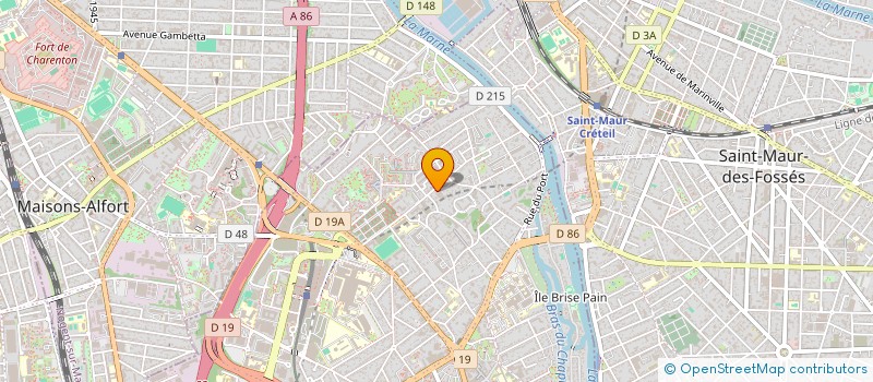 localisation de l'entreprise INDIVISION KINDO ET ALPHA  CRETEIL