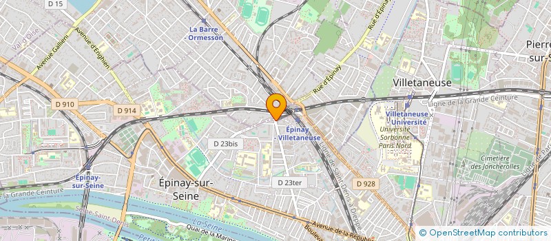 localisation de l'entreprise INDIVISION KINTZLER-LECLERC à EPINAY-SUR-SEINE