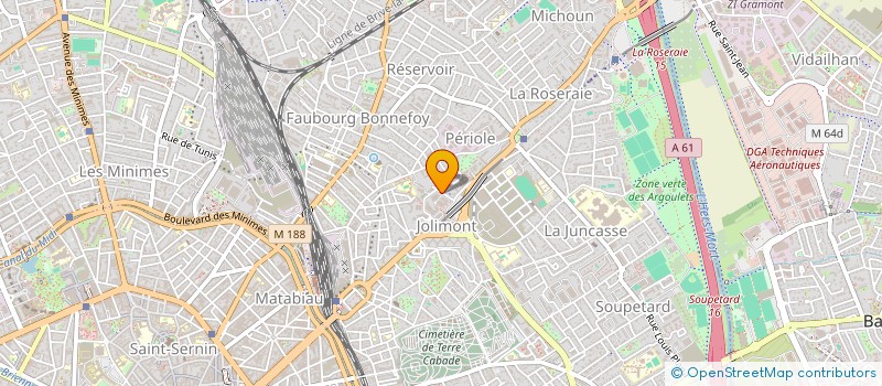 localisation de l'entreprise INDIVISION KLIBI FLISS à TOULOUSE