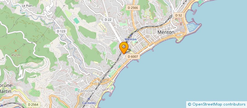 localisation de l'entreprise INDIVISION KNEUTGEN PREISS  MENTON