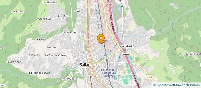 localisation de l'entreprise INDIVISION KOBEL à SALLANCHES