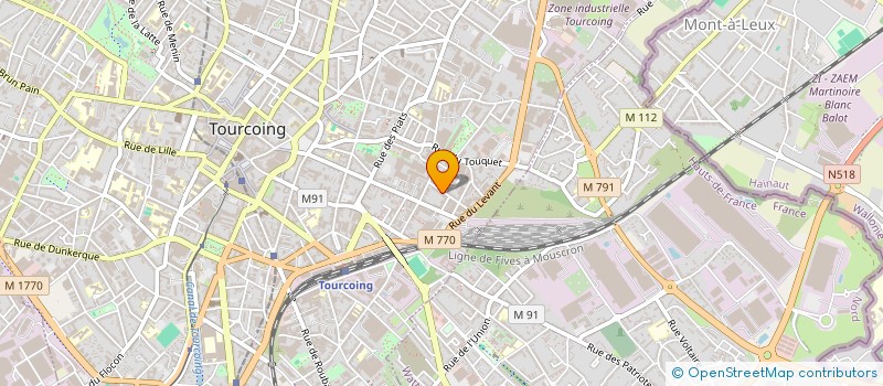 localisation de l'entreprise INDIVISION KONATE KEITA  TOURCOING