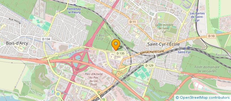 localisation de l'entreprise INDIVISION KOREKI / BRAC DE LA PERRIERE à SAINT-CYR-L'ECOLE