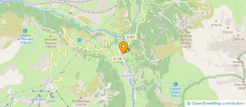 localisation de l'entreprise INDIVISION KOSCIELNIAK-AUSSANT  GAVARNIE-GEDRE