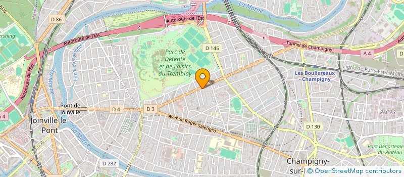 localisation de l'entreprise INDIVISION KOUNKOU à CHAMPIGNY-SUR-MARNE