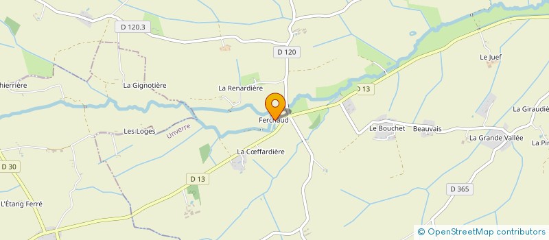 localisation de l'entreprise INDIVISION KOUYOUMDJIAN FIEVET à UNVERRE
