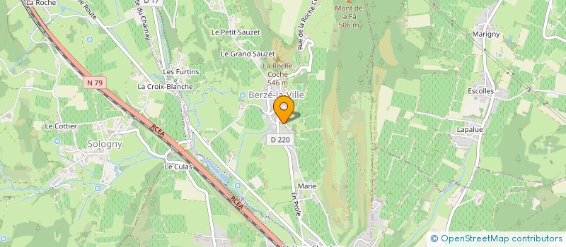 localisation de l'entreprise INDIVISION KOUYOUMJI PAOLA ET ALLARD SOHAM  BERZE-LA-VILLE