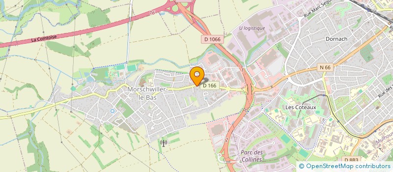 localisation de l'entreprise INDIVISION KRAFFT J.P. ET KRAFFT J.  MORSCHWILLER-LE-BAS