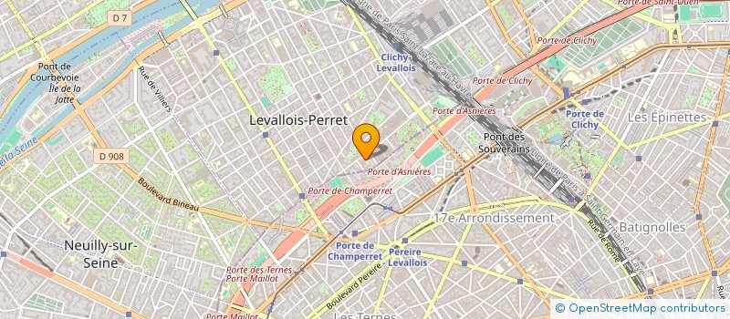 localisation de l'entreprise INDIVISION KREBS à LEVALLOIS-PERRET