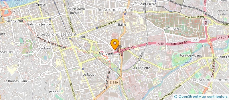 localisation de l'entreprise INDIVISION KRIESEL GUIDONI SERGE à MARSEILLE