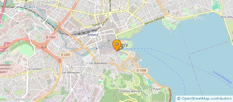 localisation de l'entreprise INDIVISION KVARTSKHAVA - GAUTHIER à ANNECY