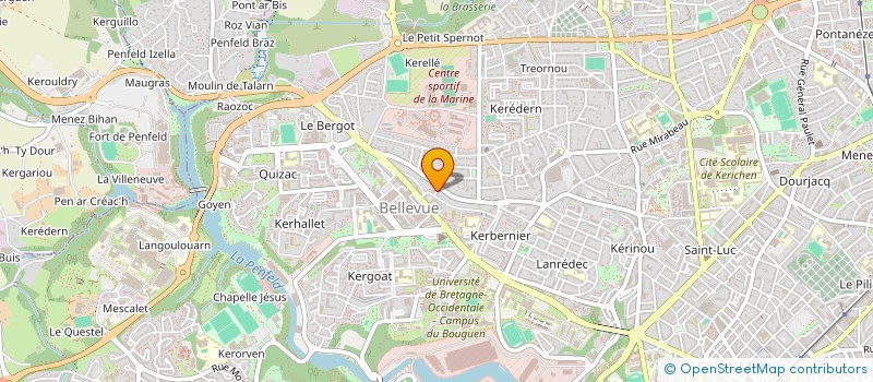 localisation de l'entreprise INDIVISION L ARVOR EVA ET BLOUIN CEDRIC à BREST