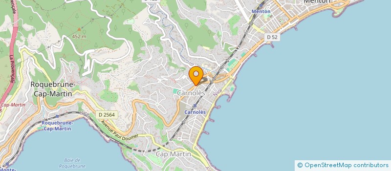 localisation de l'entreprise INDIVISION L'AURIBEL à ROQUEBRUNE-CAP-MARTIN