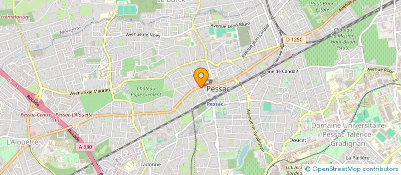 localisation de l'entreprise INDIVISION L'ELYSEE  PESSAC