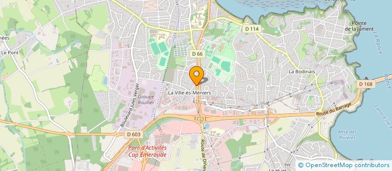 localisation de l'entreprise INDIVISION L'ESCALE MARINE  DINARD