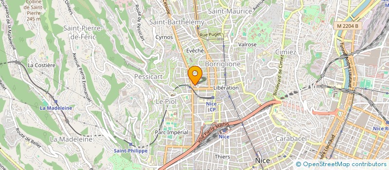 localisation de l'entreprise INDIVISION L HERITIER  NICE