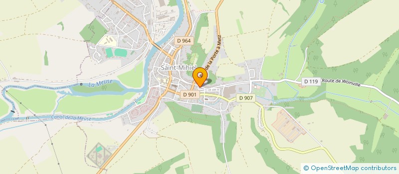 localisation de l'entreprise INDIVISION L'HOSTE COLETTE ET JEAN MARIE  SAINT-MIHIEL