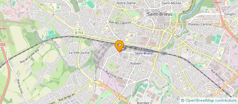 localisation de l'entreprise INDIVISION L & M à SAINT-BRIEUC