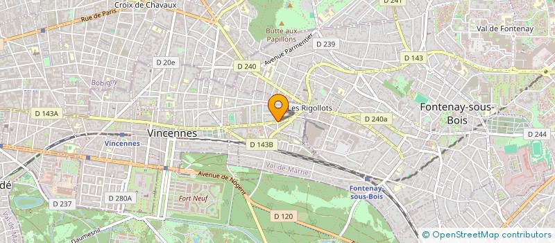 localisation de l'entreprise INDIVISION L3S à VINCENNES