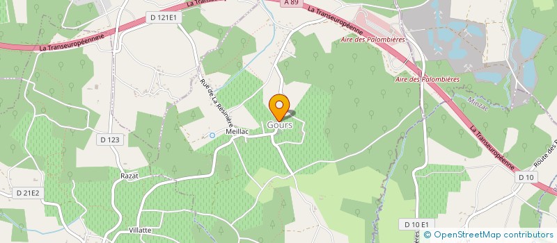 localisation de l'entreprise INDIVISION LA CHATAIGNIERE  GOURS